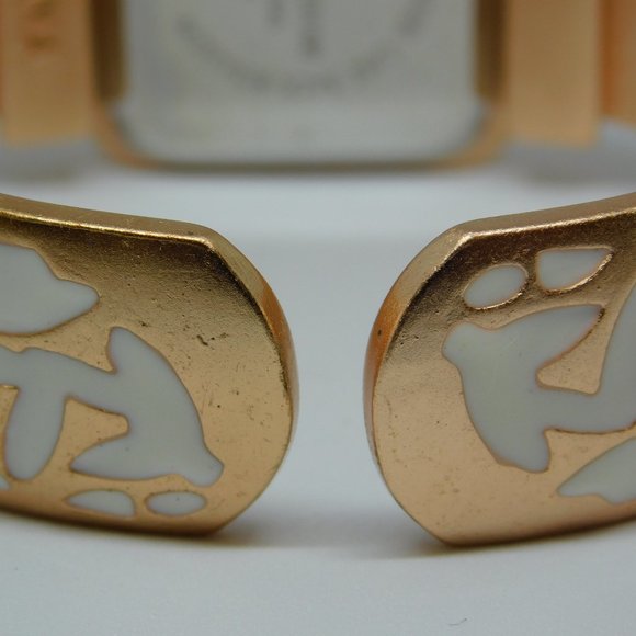 Accutime WAC4395KL Cuff Band Quartz Analog Women's Watch Sz. 6 1/2" New Battery - Picture 7 of 10